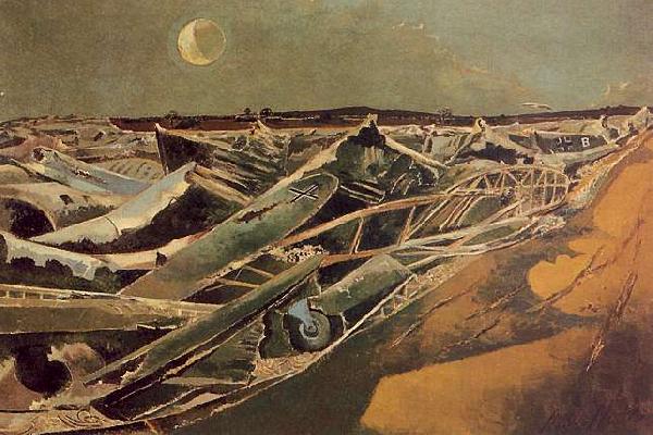 Paul Nash Dead Sea oil painting picture